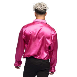Chemise rose vif XL