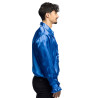 Chemise bleu royal L