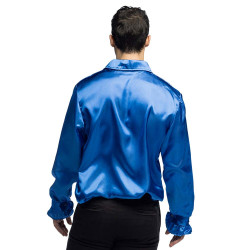 Chemise bleu royal L