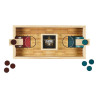 Jeu de lancer jetons en bois