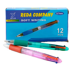 12 Stylos 4 couleurs