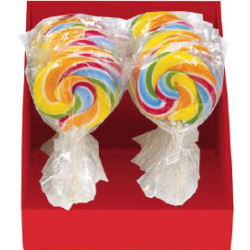 24 sucettes arc-en-ciel