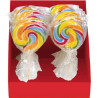 24 sucettes arc-en-ciel