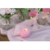 Bougie rose blanc