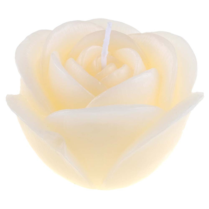 Bougie rose ivoire