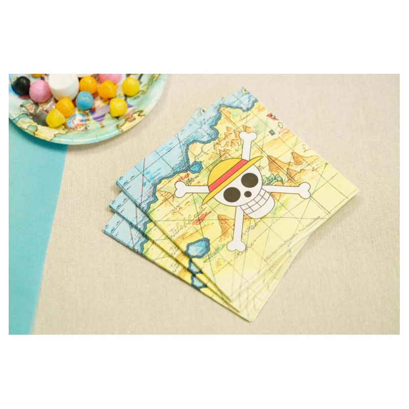 20 serviettes papier One Piece