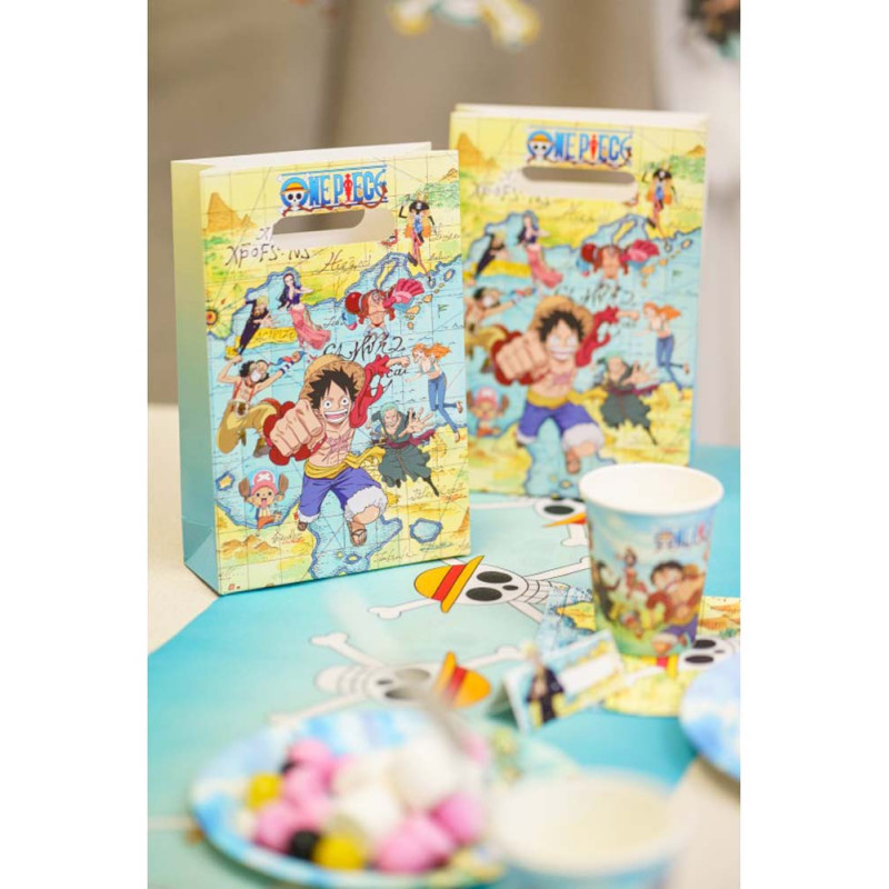 4 sacs cadeaux papier One Piece