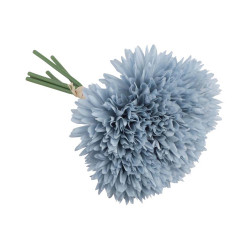 Bouquet de 6 Dahlias bleu ciel