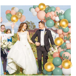 112 Ballons couleurs Vintage et feuillage