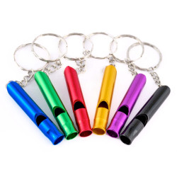12 porte-clés sifflets