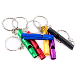 12 porte-clés sifflets