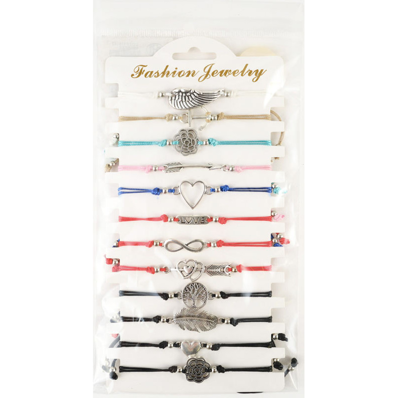 12 bracelets assortis