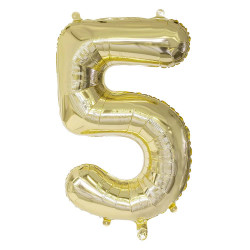 Ballon alu or 5