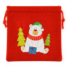 Sac tissu Noël