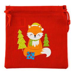 Sac tissu Noël