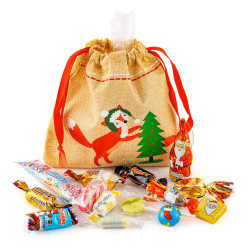 Sac effet lin Noël