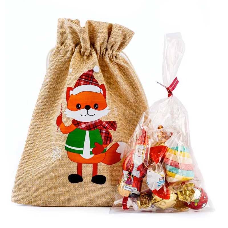 Sac effet lin Noël