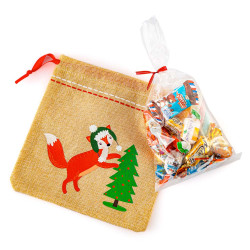 Sac effet lin Noël