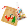 Sac effet lin Noël