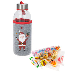 Gourde en verre Noël