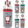 Gourde en verre Noël