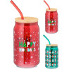 Verre de Noël paille