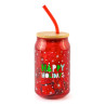 Verre de Noël paille
