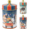Boite métal carrousel Noël
