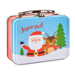 Valisette métal Noël