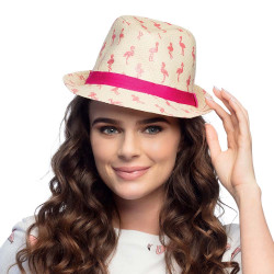 Chapeau Flamants roses