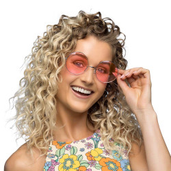 Lunettes Hippies XL Rose