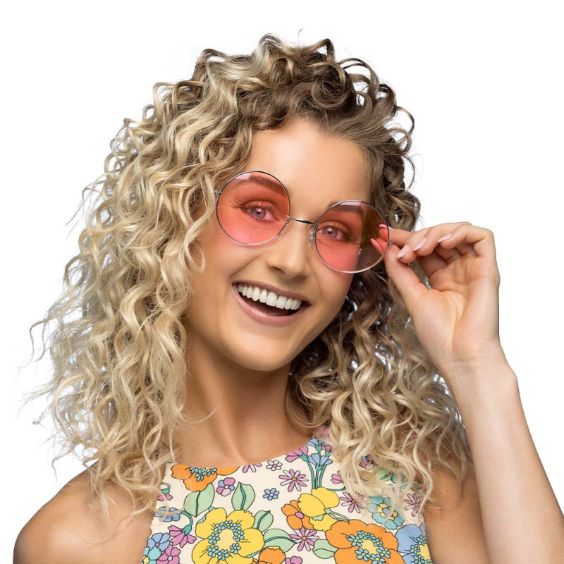 Lunettes Hippies XL Rose