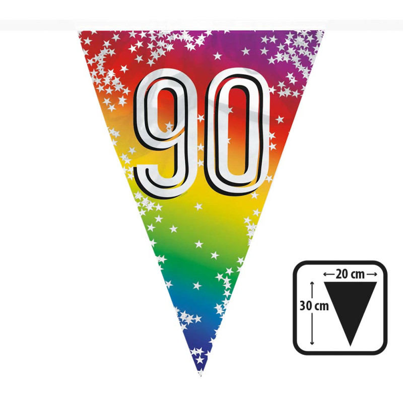 Guirlande Fanions Alu '90'