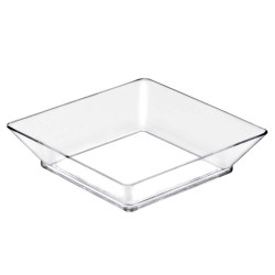 Petits plateaux transparents