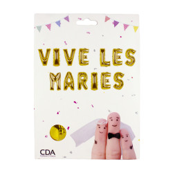 Guirlande ballons Vive les mariés