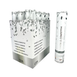 Canon confettis Argent