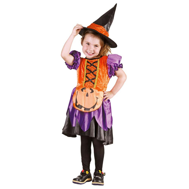 Costume enfant Pumpkin witch (3-4 ans)
