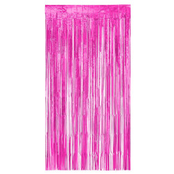 Rideau alu rose fuschia