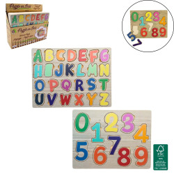 Puzzle forme chiffres/lettres