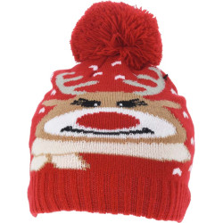 Bonnet tricot Noël