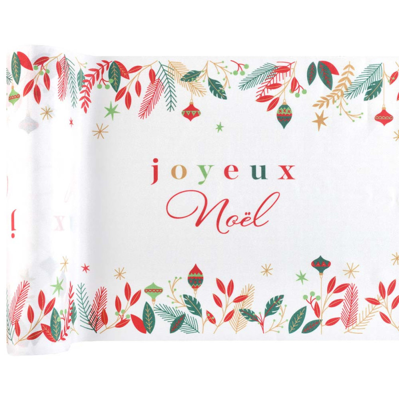 Chemin de table Noël en Laponie