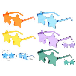 Lunettes Etoile colorées