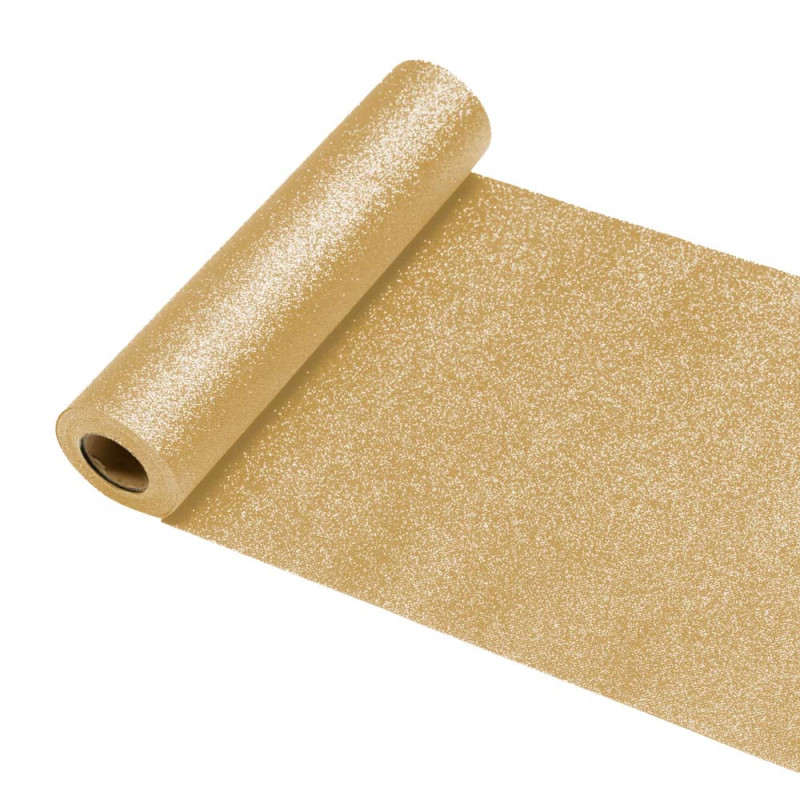 Chemin de table Pailletes Or  5m