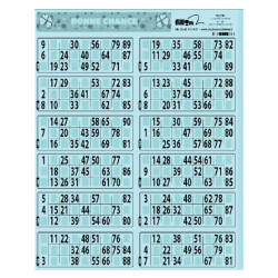 83 planches de 12 grilles