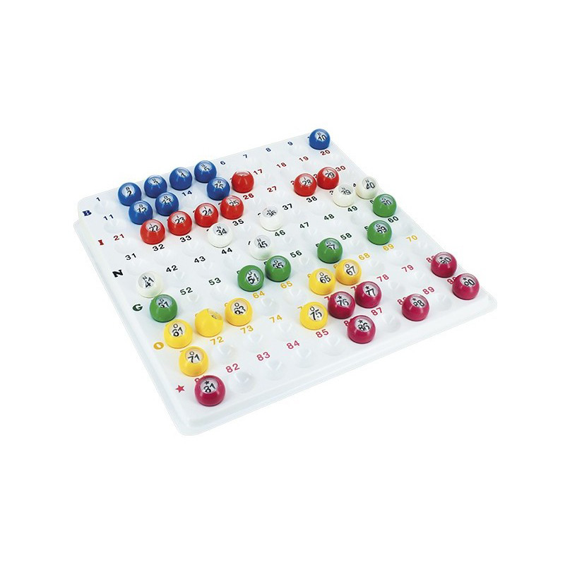 Plateau 90 boules loto Ø 22 mm