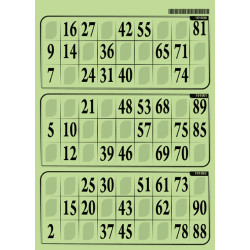 166 Planches de 3 grilles