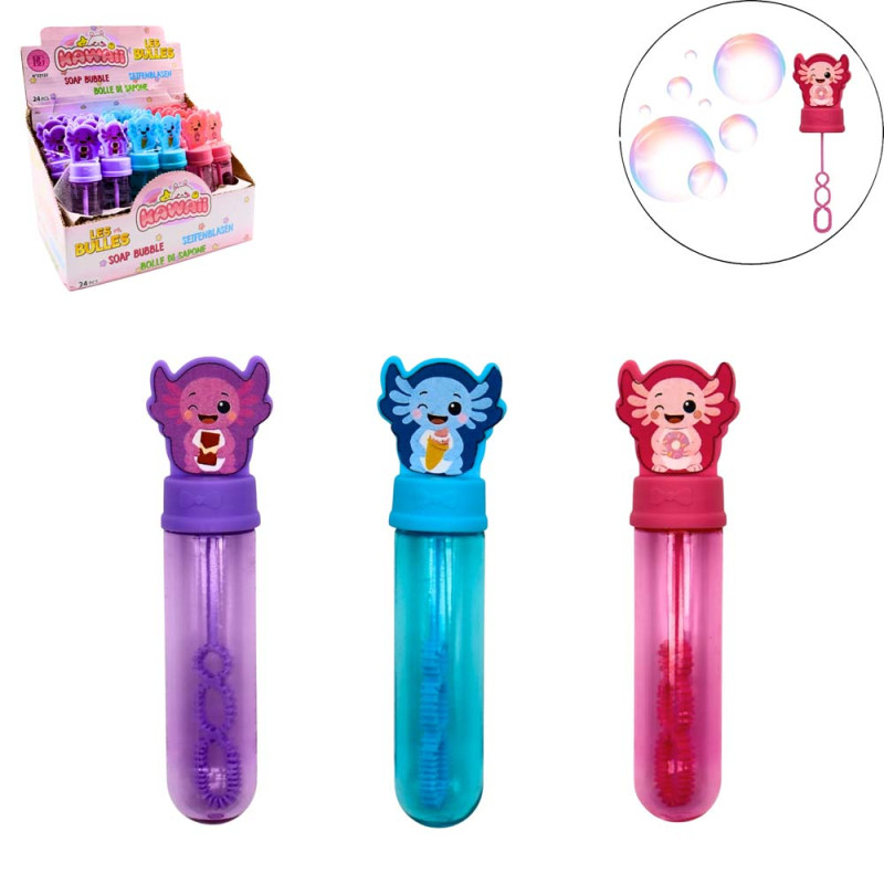 24 tubes bulles axolotl