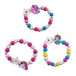 Bracelet licorne bois