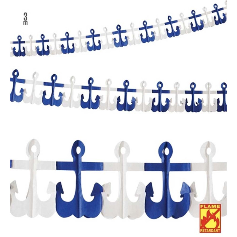 Guirlande papier encre