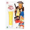 Tube de maquillage jaune